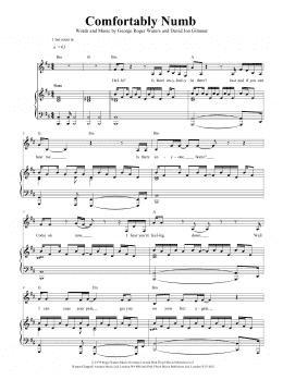 page one of Comfortably Numb (Piano & Vocal)