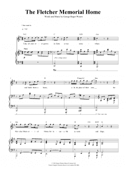 page one of The Fletcher Memorial Home (Piano & Vocal)