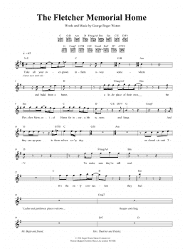 page one of The Fletcher Memorial Home (Guitar Tab)