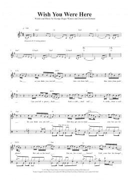page one of Wish You Were Here (Drums)