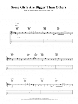 page one of Some Girls Are Bigger Than Others (Guitar Tab)