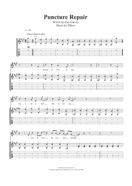 page one of Puncture Repair (Guitar Tab)