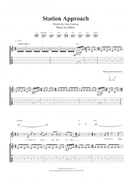 page one of Station Approach (Guitar Tab)