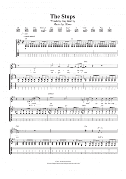 page one of The Stops (Guitar Tab)