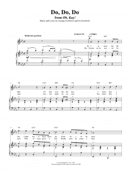 page one of Do Do Do (Piano, Vocal & Guitar Chords (Right-Hand Melody))