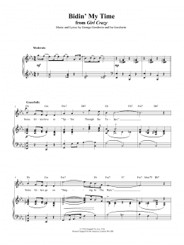 page one of Bidin' My Time (Piano, Vocal & Guitar Chords (Right-Hand Melody))