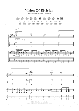 page one of Vision Of Division (Guitar Tab)