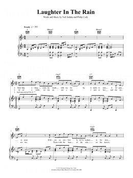 page one of Laughter In The Rain (Piano, Vocal & Guitar Chords (Right-Hand Melody))