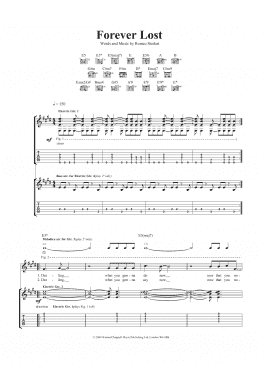 page one of Forever Lost (Guitar Tab)