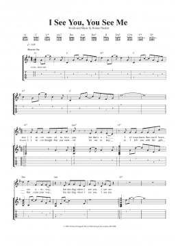 page one of I See You, You See Me (Guitar Tab)
