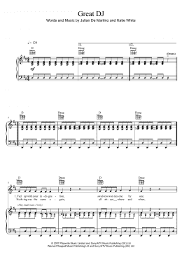 page one of Great DJ (Piano, Vocal & Guitar Chords (Right-Hand Melody))