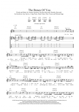 page one of The Bones Of You (Guitar Tab)