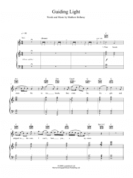 page one of Guiding Light (Piano, Vocal & Guitar Chords (Right-Hand Melody))