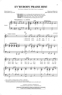 page one of Ev'rybody Praise Him! (2-Part Choir)