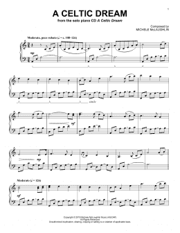page one of A Celtic Dream (Piano Solo)