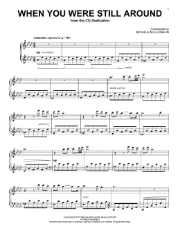page one of When You Were Still Around (Piano Solo)
