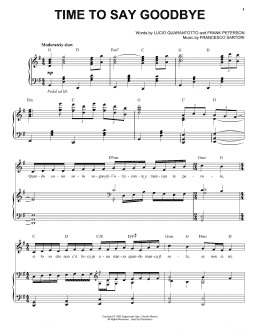 page one of Time To Say Goodbye (Piano & Vocal)
