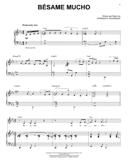 page one of Bésame Mucho (Kiss Me Much) (Piano & Vocal)