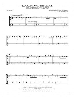 page one of Rock Around The Clock (Alto Sax Duet)
