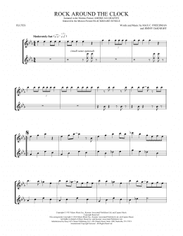 page one of Rock Around The Clock (Flute Duet)
