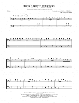 page one of Rock Around The Clock (Cello Duet)