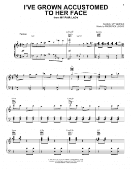 page one of I've Grown Accustomed To Her Face (Vocal Pro + Piano/Guitar)