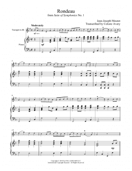page one of Fanfare Rondeau (Trumpet and Piano)