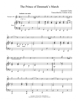 page one of Trumpet Voluntary (Trumpet and Piano)