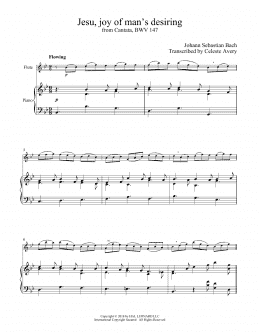 page one of Jesu, Joy Of Man's Desiring (Flute and Piano)