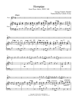 page one of Hornpipe (Flute and Piano)