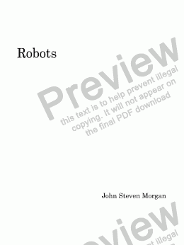 page one of Robots