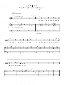 page one of 15 Step (Piano, Vocal & Guitar Chords (Right-Hand Melody))