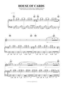 page one of House Of Cards (Piano, Vocal & Guitar Chords (Right-Hand Melody))
