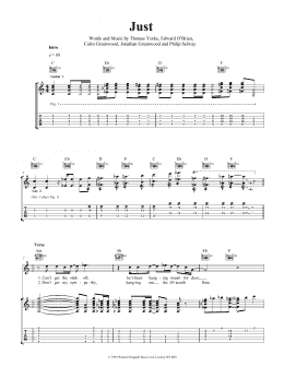 page one of Just (Guitar Tab)