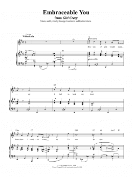 page one of Embraceable You (Piano, Vocal & Guitar Chords (Right-Hand Melody))