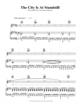 page one of The City Is At A Standstill (Piano, Vocal & Guitar Chords (Right-Hand Melody))