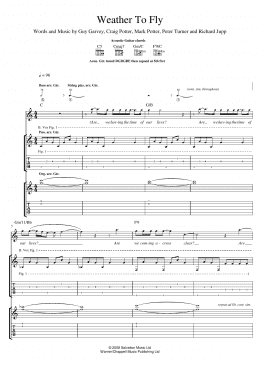 page one of Weather To Fly (Guitar Tab)
