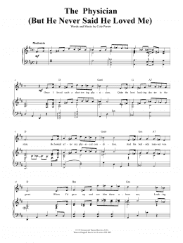 page one of The Physician (Piano, Vocal & Guitar Chords (Right-Hand Melody))