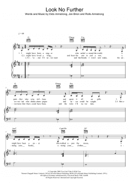 page one of Look No Further (Piano, Vocal & Guitar Chords (Right-Hand Melody))