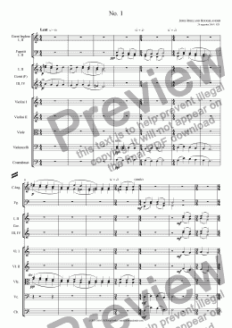 page one of No. 1  (orchestra)