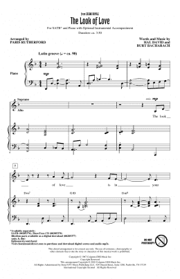 page one of The Look Of Love (SATB Choir)