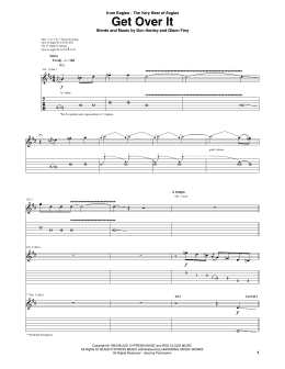 page one of Get Over It (Guitar Tab)