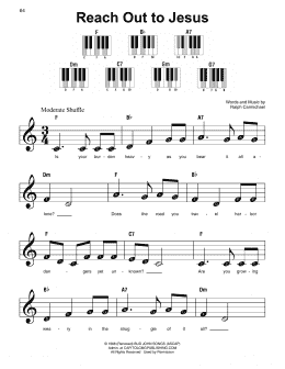 page one of Reach Out To Jesus (Super Easy Piano)