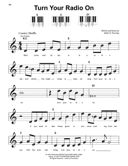 page one of Turn Your Radio On (Super Easy Piano)