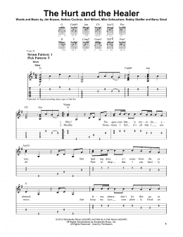 page one of The Hurt And The Healer (Easy Guitar Tab)