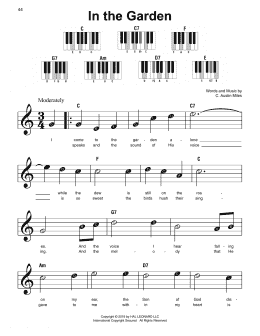page one of In The Garden (Super Easy Piano)