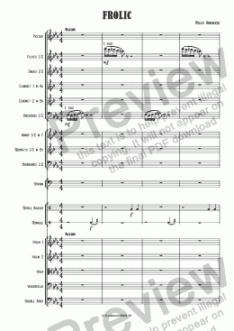 page one of Frolic Op.15