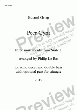 page one of Peer Gynt