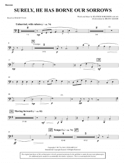 page one of Surely, He Has Borne Our Sorrows - Bassoon (Choir Instrumental Pak)