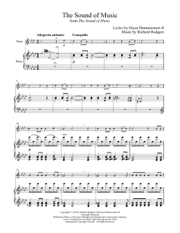 page one of The Sound Of Music (Flute and Piano)